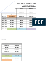 Formato Horarios