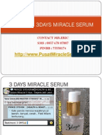 Testimoni 3 Days Miracle Serum