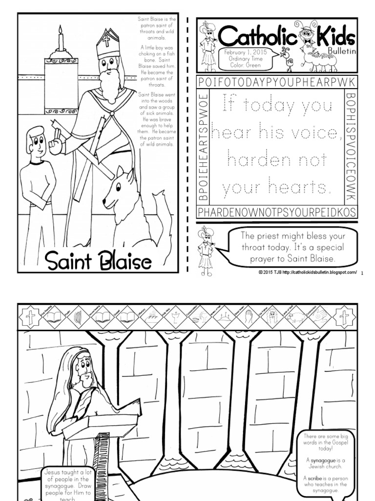 February 2015 Catholic Kids Bulletin