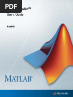 MATLAB Coder Users Guide PDF