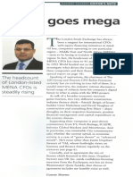 Editor's Note, CFO World, September 2013 Issue by Gaurav Sharma
