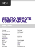 Serato Remote Manual 1.0 PDF