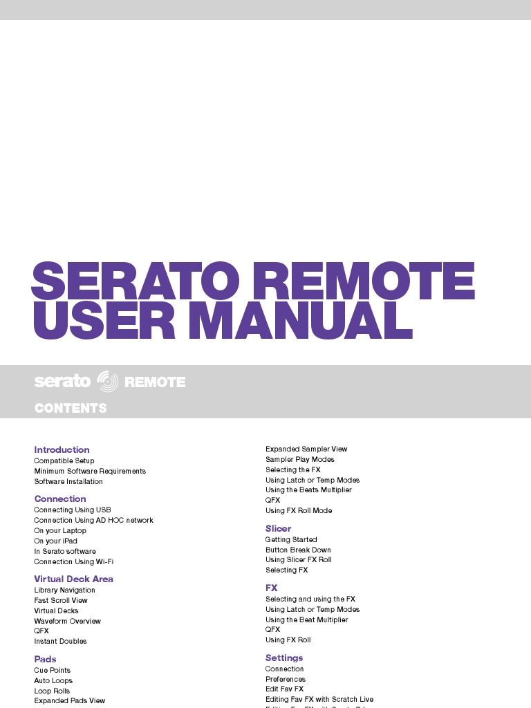 Serato scratch live settings