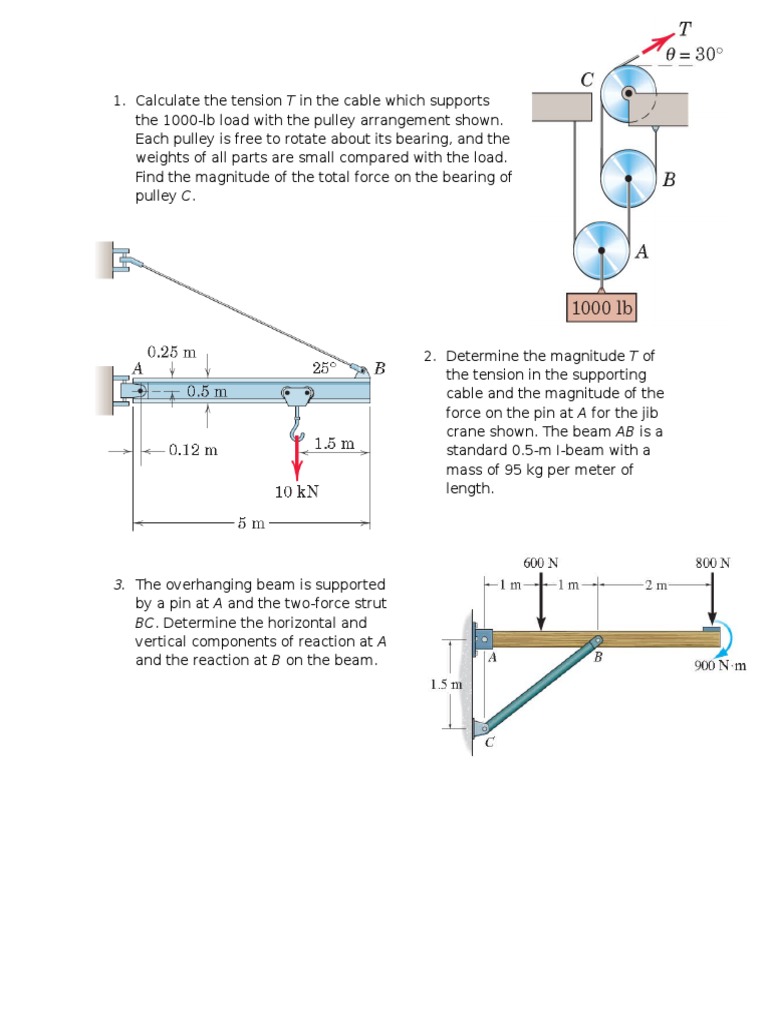Equilibrium of Rigid Bodies 2D 1 | PDF | Teaching Methods & Materials