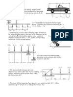 Equilibrium of Rigid Bodies 2D