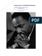 Martin Luther King’s Letter To The British Parliament