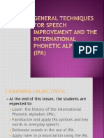 The International Phonetic Alphabet (Ipa) Simple