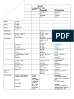 Uptown School - Extra Curricular Table