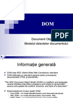 Document Object Model Modelul Obiectelor Documentului