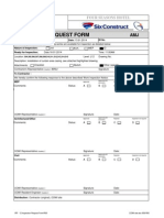 IRF - 12 Inspection Request Form