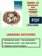 Breakeven and Payback Analysis