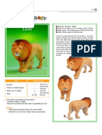 Lion Papercraft