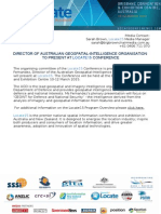 Director of Australian Geospatial-Intelligence Organisation To Present at Locate15 Conference