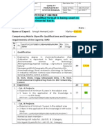 Competency Matrix Trial