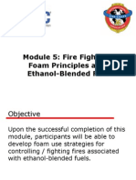 Module 5: Fire Fighting Foam Principles and Ethanol-Blended Fuel