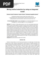 Shahram Shariati - Mining method selection by using an integrated model.pdf