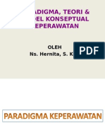 Paradigmateori Model Keperawatan