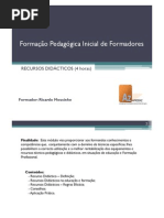 Formação Inicial de Formadores