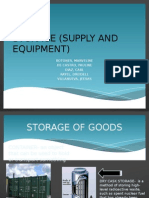 Storage (Supply and Equipment)