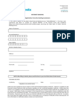 Personal Internet Banking Form