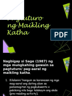Ang Pagtutuo NG Katha (Pinky)