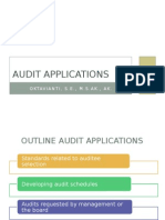 Audit Applications: Oktavianti, S.E., M.S.Ak., Ak