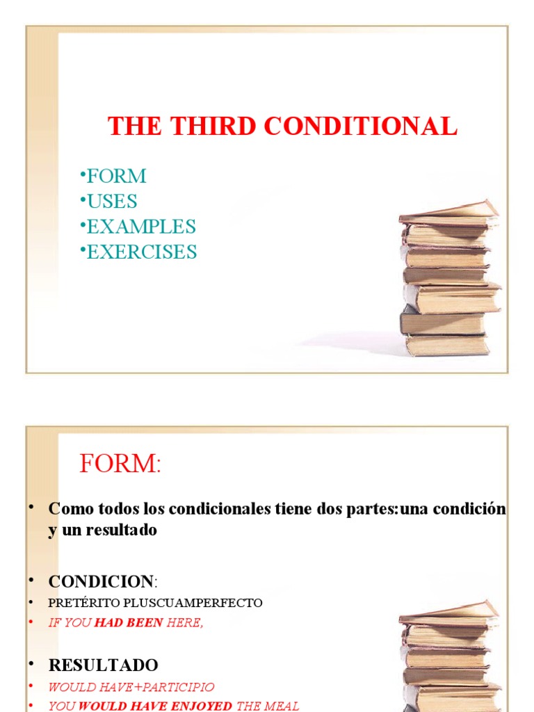 Third Conditional: Form, Uses, Examples | PDF | Self-Improvement
