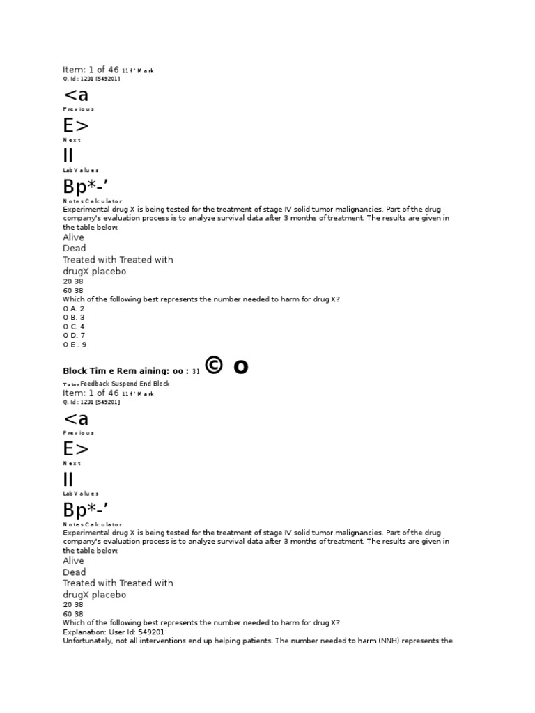Bio Statistics | PDF | Sensitivity And Specificity | Reference Range