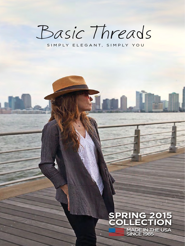Basic Threads Spring 2015 Collection | PDF | Yarn | Blouse