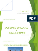 Mobiliario Ecologico y Paisaje Urbano