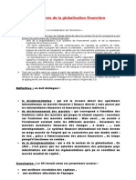 Les Raisons de La Globalisation Financière