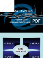 Data Handling: Presented By: Mohamad Razif B Hamdan