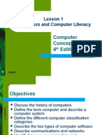 Lesson 1 Computers and Computer Literacy: Computer Concepts BASICS 4 Edition