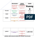 Jadwal Semester 3