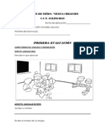 Hojas de Evaluacion