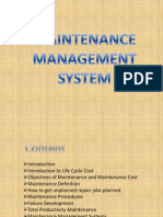 Maintenance Management System