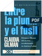 Claudia Gilman Entre La Pluma y El Fusil Libre