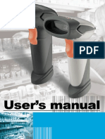 User's Manual - Gun Type Handheld CCD - Laser Scanner