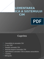 Implementarea Strategica A Implementarii Sistemului CIM