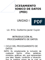 Unidad 1 (1. Ciclo Del Procesamiento de Datos y 2. Elementos Materiales)