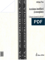 Accesiune Imobiliară Şi Uzucapiune. Culegere de Practică Judiciară - A.Pena - 2004 PDF
