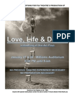 FSU Theatre's Production of Love, Life & Death