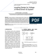 Novel Decoupling Design For Voltage Control of Wind-Driven IG System