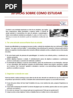 Dicas Para Estudar