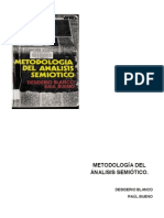 Metodolologia Analisis Semiotico Blanco Bueno PDF