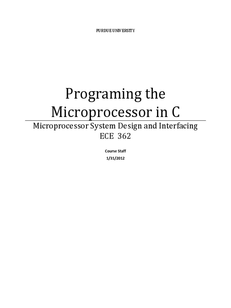 Programming in C Tutorial | Download Free PDF | C (Programming Language ...