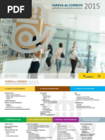 Tarifas Correos PYB 2015
