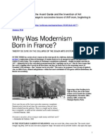 DUVE, Thierry. Why Was Modernism Born in France. Essays On TheAvantGarde &the Invention of Art-ArtForum-Pts 3-5