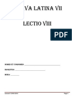 Lingva LATINA VII Lectio VIII