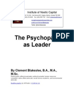 The Psychopath As Leader